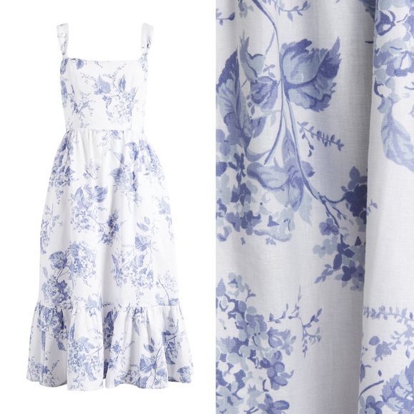 NEW Reformation Bucatini Dress Lupine 12 - Picture 15 of 15